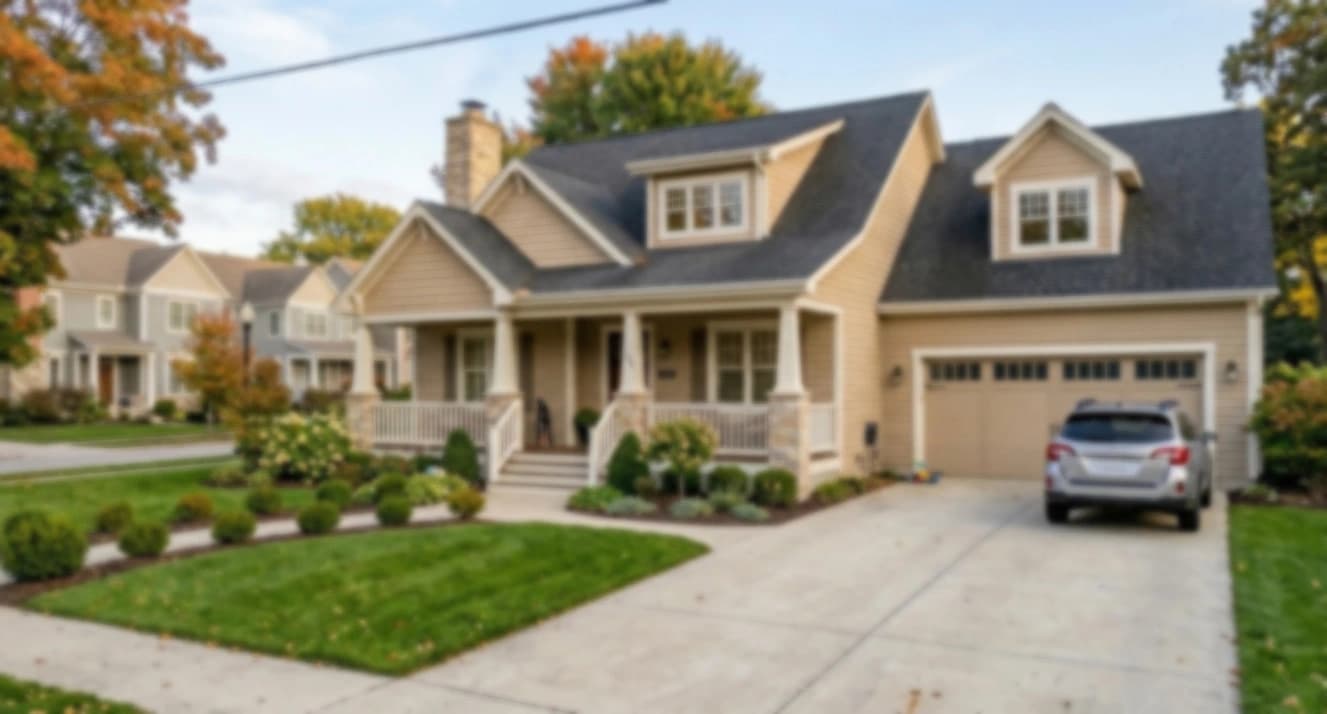 A Canadian suburban home